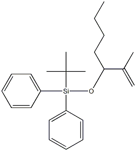 3-(tert-Butyldiphenylsiloxy)-2-methyleneheptane Structure