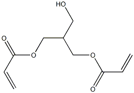 Bisacrylic acid 2-(hydroxymethyl)propane-1,3-diyl ester Structure