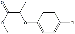 2-(4-Chlorophenoxy)propanoic acid methyl ester 구조식 이미지