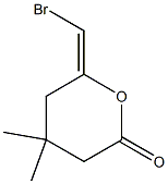 (6E)-6-(Bromomethylene)-4,4-dimethyltetrahydro-2H-pyran-2-one Structure