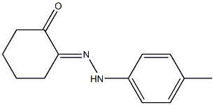 2-[2-(4-Methylphenyl)hydrazono]cyclohexanone 구조식 이미지