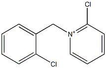 2-Chloro-1-(2-chlorobenzyl)pyridinium Structure