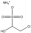 2-Chloro-1-hydroxyethanesulfonic acid ammonium salt 구조식 이미지