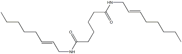 N,N'-Di(2-octenyl)adipamide 구조식 이미지