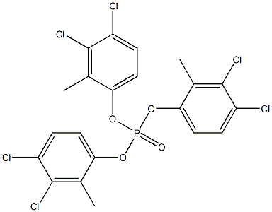 Phosphoric acid tris(3,4-dichloro-2-methylphenyl) ester 구조식 이미지