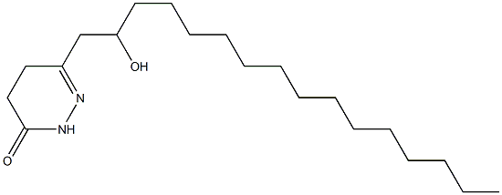 4,5-Dihydro-6-[2-hydroxyhexadecyl]pyridazin-3(2H)-one Structure