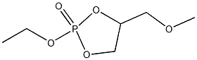 2-Ethoxy-4-(methoxymethyl)-1,3,2-dioxaphospholane 2-oxide 구조식 이미지