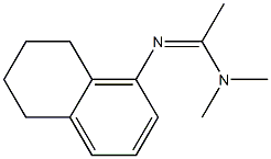 N1,N1-Dimethyl-N2-(5,6,7,8-tetrahydronaphthalen-1-yl)acetamidine 구조식 이미지