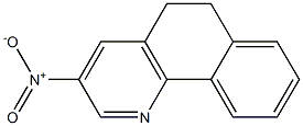 5,6-Dihydro-3-nitrobenzo[h]quinoline 구조식 이미지