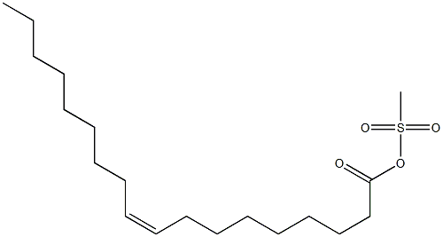 Methanesulfonic acid oleoyl ester Structure