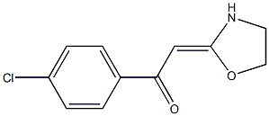 2-[(4-Chlorobenzoyl)methylene]oxazolidine 구조식 이미지