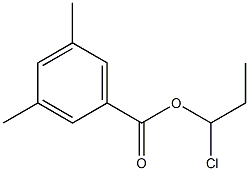 3,5-Dimethylbenzenecarboxylic acid 1-chloropropyl ester Structure