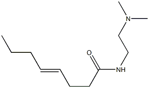 N-[2-(Dimethylamino)ethyl]-4-octenamide 구조식 이미지