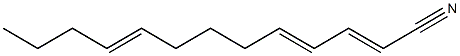 2,4,9-Tridecatrienenitrile Structure