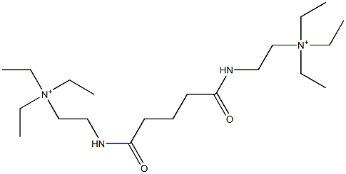 2,2'-[(1,5-Dioxo-1,5-pentanediyl)diimino]bis(N,N,N-triethylethanaminium) Structure