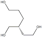 [R,(+)]-3-(Hydroxymethyl)-1,6-hexanediol 구조식 이미지