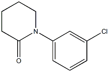1-(3-Chlorophenyl)-2-piperidone 구조식 이미지