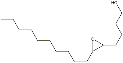 5,6-Epoxyhexadecan-1-ol 구조식 이미지