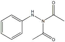 1,1-Diacetyl-2-phenylhydrazine Structure
