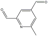 6-Methyl-2,4-pyridinedicarbaldehyde Structure