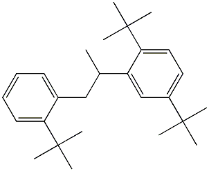 2-(2,5-Di-tert-butylphenyl)-1-(2-tert-butylphenyl)propane Structure