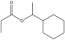 Propionic acid 1-cyclohexylethyl ester 구조식 이미지
