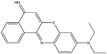 9-(Diethylamino)-5H-benzo[a]phenothiazin-5-imine 구조식 이미지