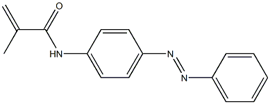 N-[4-(Phenylazo)phenyl]methacrylamide Structure