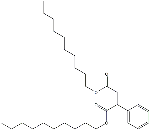 Phenylsuccinic acid didecyl ester Structure