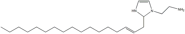 1-(2-Aminoethyl)-2-(2-heptadecenyl)-4-imidazoline 구조식 이미지