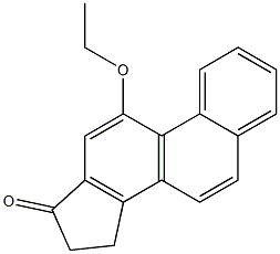 15,16-Dihydro-11-ethoxy-17H-cyclopenta[a]phenanthren-17-one Structure