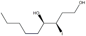 (3R,4R)-3-Iodononane-1,4-diol 구조식 이미지