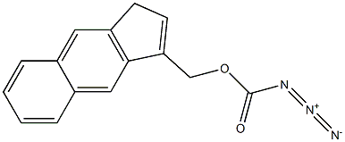 1H-Benz[f]indene-3-methanol azidoformate 구조식 이미지