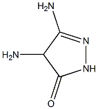 4,5-Diamino-2,4-dihydro-3H-pyrazol-3-one Structure