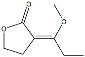 3-(1-Methoxypropylidene)dihydrofuran-2(3H)-one 구조식 이미지