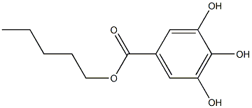 Gallic acid amyl ester Structure