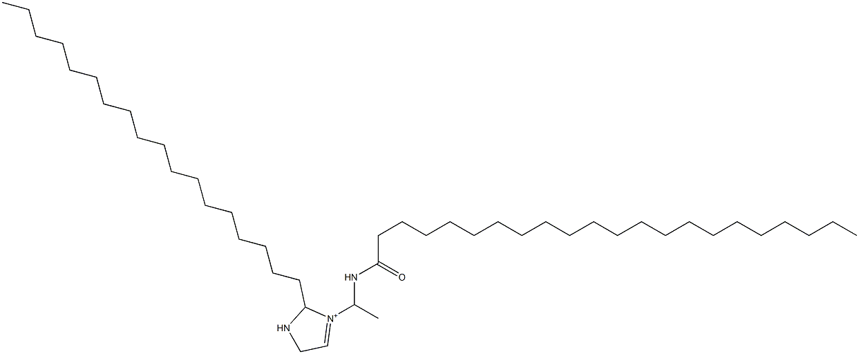 3-[1-(Docosanoylamino)ethyl]-2-octadecyl-3-imidazoline-3-ium 구조식 이미지