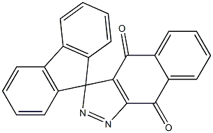 Spiro[3H-benz[f]indazole-3,9'-[9H]fluorene]-4,9-dione Structure