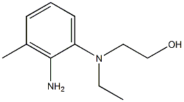 2-[Ethyl(2-amino-3-methylphenyl)amino]ethanol 구조식 이미지