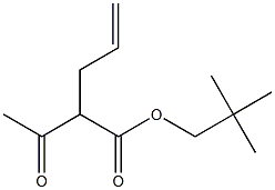 2-Allyl-3-oxobutyric acid neopentyl ester 구조식 이미지