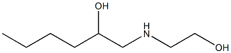 1-[(2-Hydroxyethyl)amino]-2-hexanol Structure