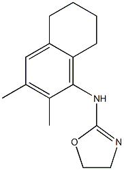 5,6,7,8-Tetrahydro-2,3-dimethyl-N-(2-oxazolin-2-yl)-1-naphthalenamine 구조식 이미지