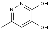 6-Methyl-3,4-pyridazinediol Structure