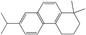 1,2,3,4-Tetrahydro-7-isopropyl-1,1-dimethylphenanthrene 구조식 이미지