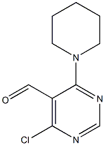 4-Chloro-6-piperidinopyrimidine-5-carbaldehyde 구조식 이미지