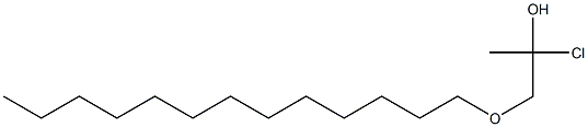 2-Chloro-3-tridecyloxy-2-propanol Structure