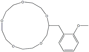 2-(2-Methoxybenzyl)-1,4,7,10,13-pentaoxacyclopentadecane Structure