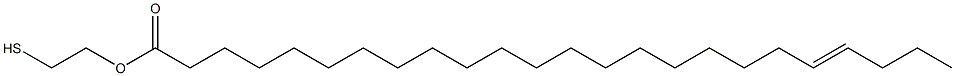 20-Tetracosenoic acid 2-mercaptoethyl ester Structure