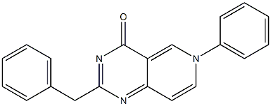 2-Benzyl-6-phenylpyrido[4,3-d]pyrimidin-4(6H)-one 구조식 이미지