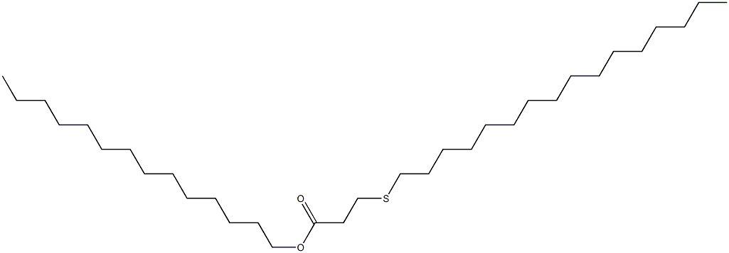 3-(Hexadecylthio)propionic acid tetradecyl ester Structure